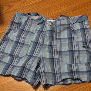 Lee Blue Flat Front Shorts Casual Summer Wear